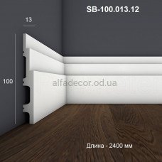 Плінтус підлоговий полімерний SB-100.013.12 Perimeter