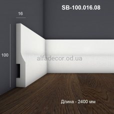 Плінтус підлоговий полімерний SB-100.016.08 Perimeter