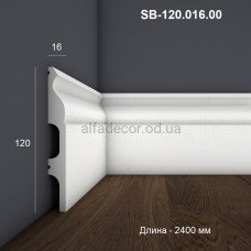 Плінтус підлоговий полімерний SB-120.016.00 Perimeter