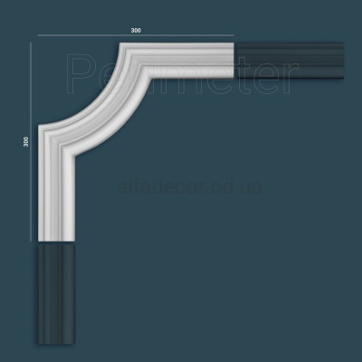 Кут PM-0544B до молдингу Perimeter купити в Одесі