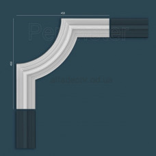 Кут PM-0685C до молдингу Perimeter