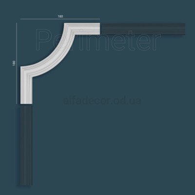 Кут PM-0244A до молдингу Perimeter купити в Одесі