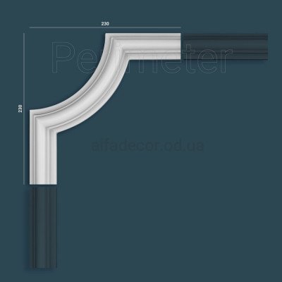 Кут PM-0404C до молдингу Perimeter купити в Одесі