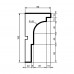 Карниз фасадний (2.00м) Prestige Decor KC 115 купити в Одесі