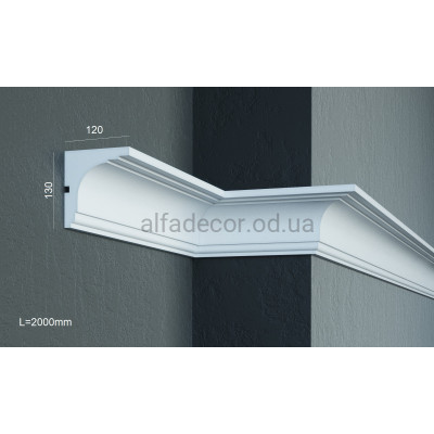 Карниз фасадний (2.00м) Prestige Decor KC 111 купити в Одесі