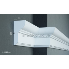 Карниз фасадний (2.00м) Prestige Decor KC 131