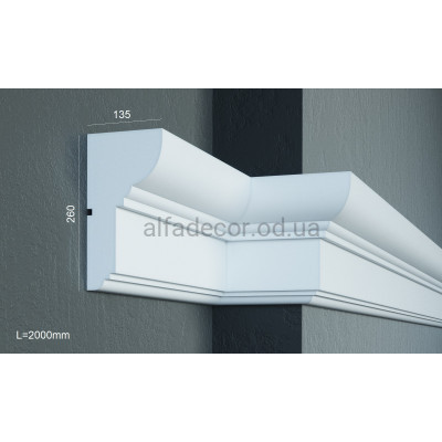 Карниз фасадний (2.00м) Prestige Decor KC 131 купити в Одесі