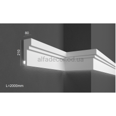 Карниз фасадний для підсвічування (2.00м) Prestige Decor KC 303LED