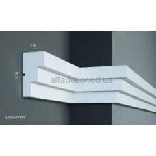 Карниз фасадний (2.00м) Prestige Decor KC 124