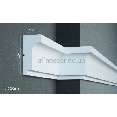 Карниз фасадний (2.00м) Prestige Decor KC 129 купити в Одесі