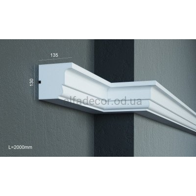 Карниз фасадный универсальный (2.00м) Prestige Decor KC 140 купить в Одессе