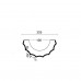Напівколона(ствол) фасадна з канелюрамі (2.00м) Prestige Decor LC 105-21 HALF купити в Одесі
