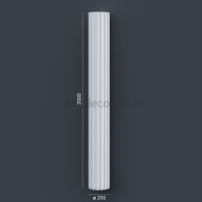 Напівколона(ствол) фасадна з канелюрамі (2.00м) Prestige Decor LC 101-21 HALF