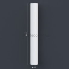 Напівколонна(ствол) фасадна гладка (2.00м) Prestige Decor LC 101-2 HALF
