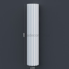 Колона(ствол) фасадна з канелюрамі (2.00м) Prestige Decor LC 103-21 Колона(ствол) фасадна з канелюрамі (2.00м) Prestige Decor LC 103-21