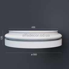База напівколони фасадна Prestige Decor LC 103-3 HALF