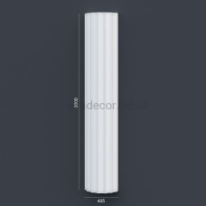 Напівколона(тіло) фасадна з канелюрамі (2.00м) Prestige Decor LC 106-21 HALF
