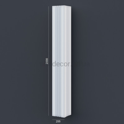Колона(ствол) фасадна з канелюрамі (2.00м) Prestige Decor LC 110-21 купити в Одесі