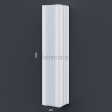 Колона(ствол) фасадна з канелюрамі (2.00м) Prestige Decor LC 112-21