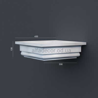Капітель колони фасадна Prestige Decor LC 114-1 купити в Одесі