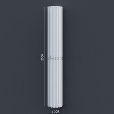 Колона(ствол) фасадна з канелюрамі (2.00м) Prestige Decor LC 102-21