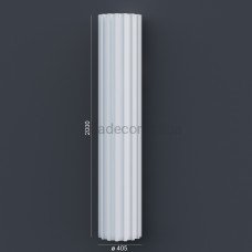 Колона(ствол) фасадна з канелюрамі (2.00м) Prestige Decor LC 103-21