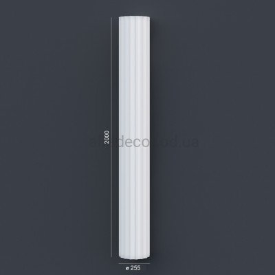 Колона(ствол) фасадна з канелюрамі (2.00м) Prestige Decor LC 104-21 купити в Одесі