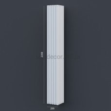 Колона(ствол) фасадна з канелюрамі (2.00м) Prestige Decor LC 107-21