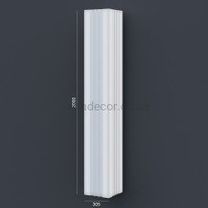 Колона(ствол) фасадна з канелюрамі (2.00м) Prestige Decor LC 111-21