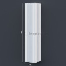 Колона(ствол) фасадна з канелюрамі (2.00м) Prestige Decor LC 112-21
