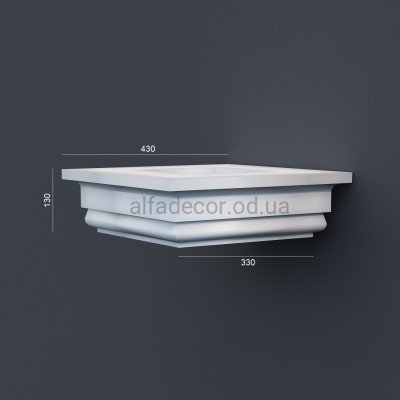Капитель колонны фасадная Prestige Decor LC 114-1 купить в Одессе