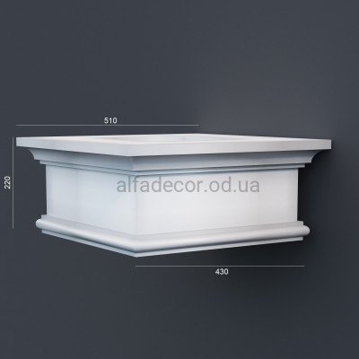 Капітель колони фасадна Prestige Decor LC 118-1 купити в Одесі