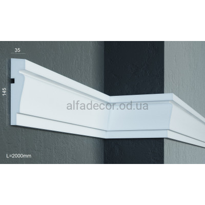 Молдинг фасадний (2.00м) Prestige Decor MC 123 купити в Одесі