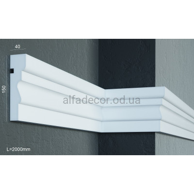 Молдинг фасадний (2.00м) Prestige Decor MC 125 купити в Одесі