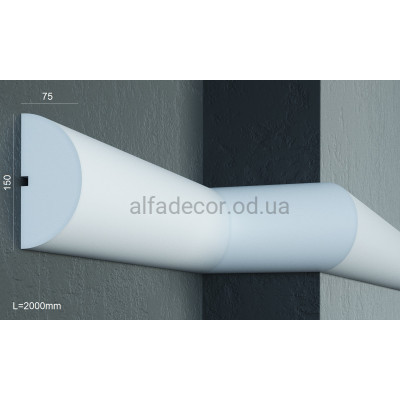 Молдинг фасадний (2.00м) Prestige Decor MC 128 купити в Одесі