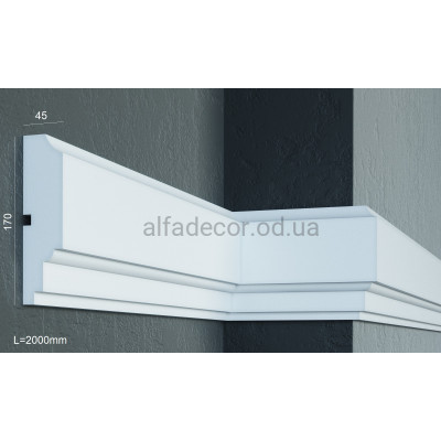 Молдинг фасадний (2.00м) Prestige Decor MC 167 купити в Одесі