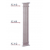 Пілястра(тіло) фасадна (2.00м) Prestige Decor PC 103 купити в Одесі