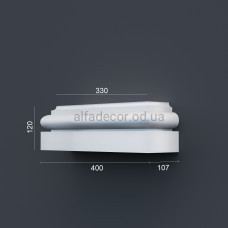 База пілястри фасадна (2.00м) Prestige Decor PC 105