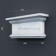 Капітель пілястри фасадна (2.00м) Prestige Decor PC 112