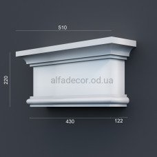 Капитель пилястры фасадная (2.00м) Prestige Decor PC 112