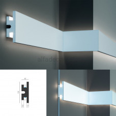 Карниз для скрытого LED освещения KD 302 (1.15м) Tesori