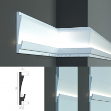 Карниз для прихованого LED освітлення KD 406 (1.15м)