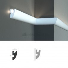 Карниз для прихованого LED освітлення KD 303 (1.15м) Tesori