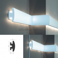 Карниз для прихованого LED освітлення KD 306 (1.15м) Tesori