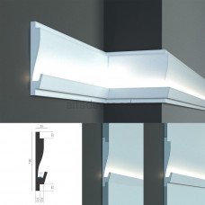 Карниз для прихованого LED освітлення KD 405 (1.15м) Tesori