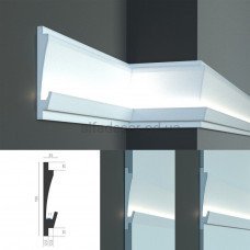 Карниз для прихованого LED освітлення KD 406 (1.15м) Карниз для прихованого LED освітлення KD 406 (1.15м)