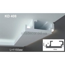 Карниз для прихованого LED освітлення KD 408 (1.15м) Tesori